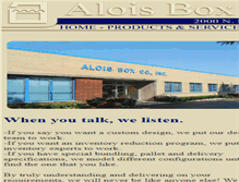 Tablet Screenshot of aloisbox.com